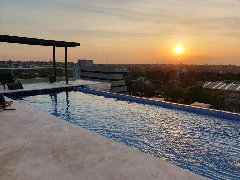 Hermoso Departamento Con Piscina Y Estacionamiento Assunção Exterior foto